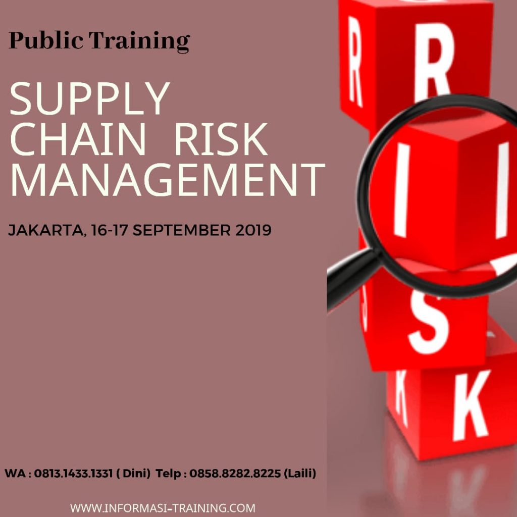 Supply Chain Risk Management Training Manajemen